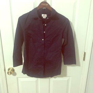 J Crew Navy Blue XS Button down